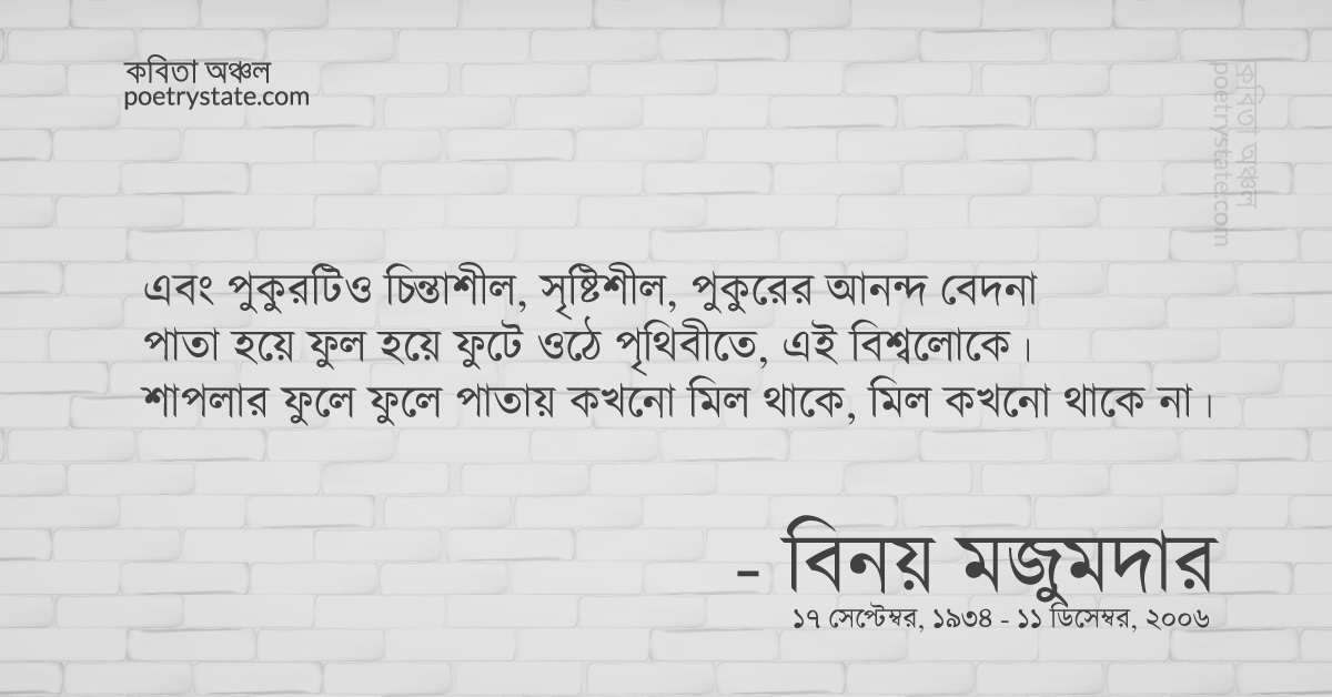 বাংলা কবিতা, বর্ষাকালে আমাদের পুকুরে শাপলা হয় কবিতা, কবি %customfield(cpoet_name)% - কবিতা অঞ্চল