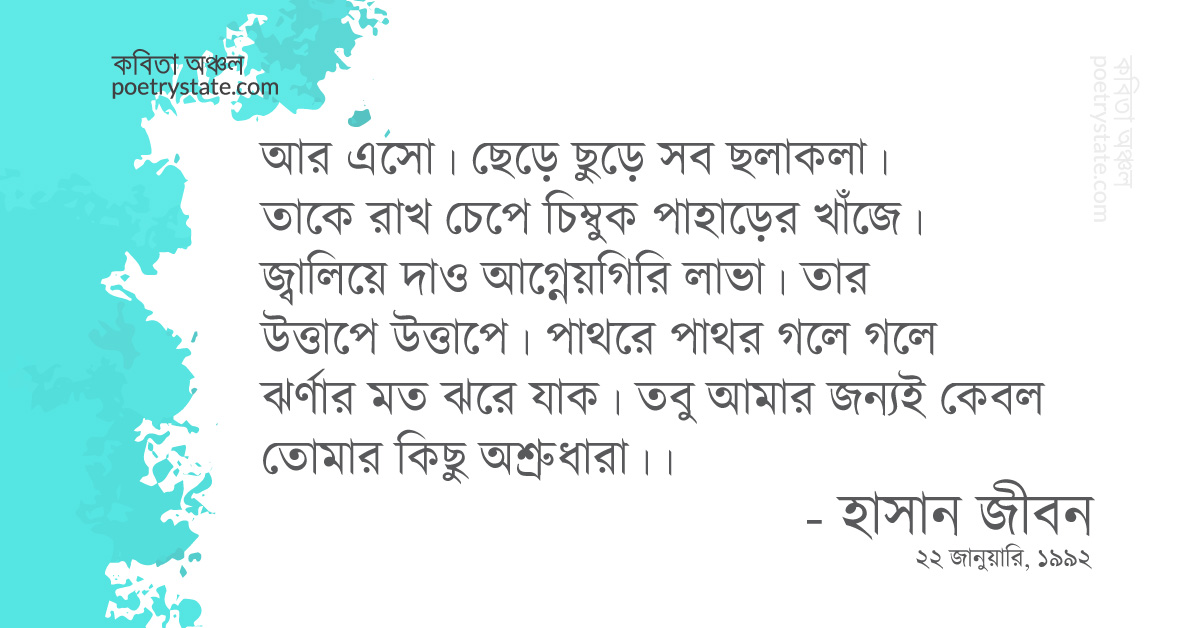 বাংলা কবিতা, নোনা বরফ কবিতা, কবি %customfield(cpoet_name)% - কবিতা অঞ্চল