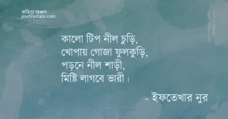 বাংলা কবিতা, স্বপ্নের আলপনা কবিতা, কবি ইফতেখার নুর - কবিতা অঞ্চল