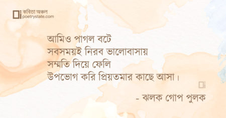 বাংলা কবিতা, প্রলাপ কবিতা, কবি ঝলক গোপ পুলক - কবিতা অঞ্চল