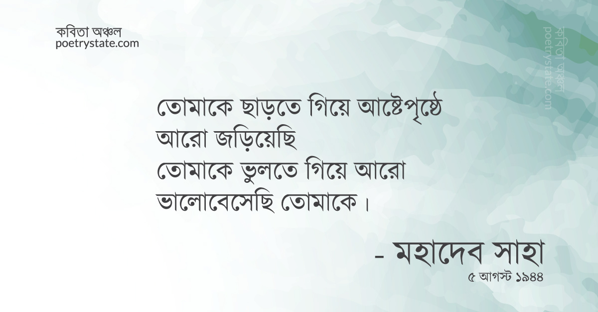 বাংলা কবিতা, তোমাকে ভুলতে চেয়ে আরো বেশি কবিতা, কবি %customfield(cpoet_name)% - কবিতা অঞ্চল