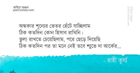 বাংলা কবিতা, ঈশ্বরী কবিতা, কবি রাহী তূর্য্য | কবিতা অঞ্চল