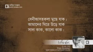 বাংলা কবিতা, বর্ণহীন কবিতা, কবি সন্ধি মুহিদ - কবিতা অঞ্চল