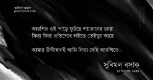 বাংলা কবিতা, হাবিজাবি ১২ - আরশির ওই পাড়ে... কবিতা, কবি সুবিমল বসাক - কবিতা অঞ্চল